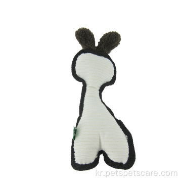 귀여운 만화 토끼 씹는 개 봉제 애완 동물 장난감